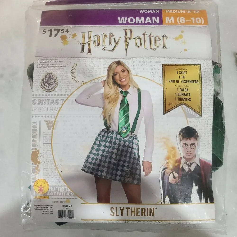 Harry Potter Woman Size M (8-10) costume 3 Piece Set